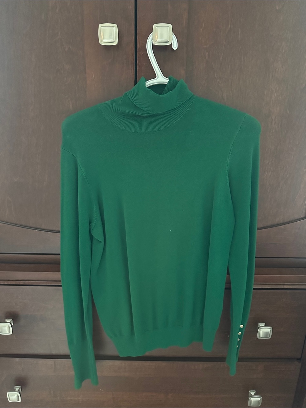 Zara Emerald Green Turtleneck Sweater